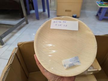 Đĩa tròn mo cau nhỏ 15cm 10 cái