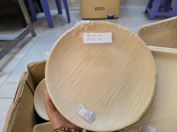 Đĩa tròn mo cau lớn 25cm 10 cái